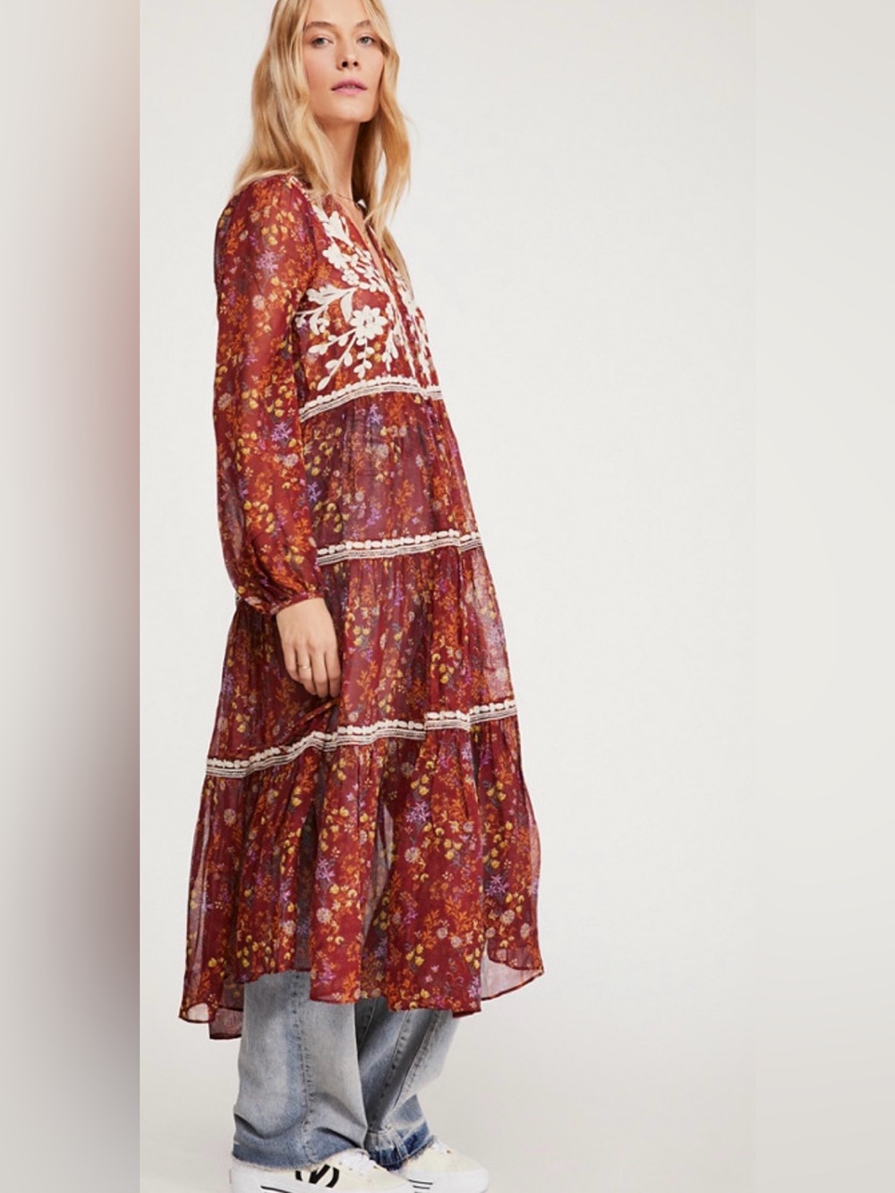 Free people maxi tunic top dress - Picture 5 of 14